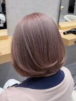 ヘアデザインファブロ イオンモール宮崎店(hair design FABRO.)&nbsp;【ペールピンク/ハイトーン/韓国ボブ/Aujua】