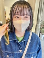 サンドレオ 新宿店(sand Leo)&nbsp;ミディアムレイヤーカット/髪質改善/韓国/前髪/新宿/ブリーチ