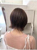 外ハネスタイル