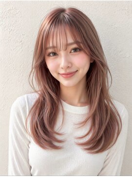 ノイ(neu) 【静岡エリア】ピンクベージュ×ふんわりロングレイヤー