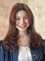 ロンド 銀座(Lond)&nbsp;◎ レイヤーカット/グレージュブラウン/韓国巻き/顔周りカット59
