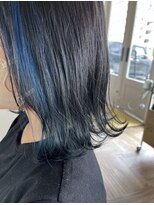 クレールボワス 引佐店(Clair,e bois) 【インナーカラー】ブルー