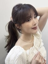 アンドカオマワリカットファム(Fann.)&nbsp;顔まわりレイヤー×ポニーテール
