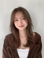 ウールトウキョウ 渋谷(wool TOKYO)&nbsp;透明感グレージュ×2WAYシースルーバング