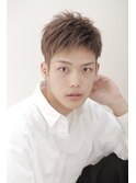 メンズツーブロックショート