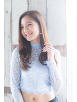 ライズ バイ レボ(RISE by REVO)&nbsp;大人かわいい/レイヤーロング/グレーベージュ/前髪パーマ/我孫子