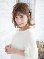 美容室 リズヘアー 稲毛店(Riz hair)&nbsp;ハイトーンウェーブミディ【稲毛】