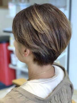 クアトログランシュ ひたちなか店(QUATRO×GranCieux) 白髪染め世代の明るいカラー