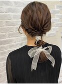 カジュアルヘアセット【結婚式】