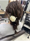 編みおろしヘアー　　　1.Q.7