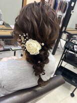 ミルクティー(Milk TEA)&nbsp;編みおろしヘアー　　　1.Q.7