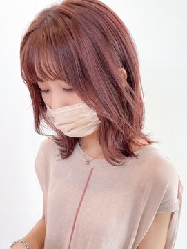 ヒビヲ(HIBIO) ダブルカラーベージュカラーハイトーンカラーケアブリーチボブ