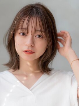 ドットハリス(.Hallis) 大人可愛い前髪/ミディアム/ボブ/20代30代/原宿/表参道