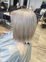 エヌプラス(N+)&nbsp;くびれヘアアプリコットオレンジ夏ハイライトカラー