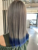 シアン 京都 烏丸店(CYAN)&nbsp;#裾カラー#グレー#ブリーチ#ハイトーン#河原町#髪質改善
