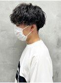ツイストスパイラル×メンズ韓国マッシュパーマ/ツイストパーマ
