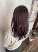 透け感パープル