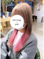 310&nbsp;silver beige × baby pink