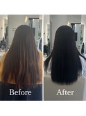 AO hair 塗り分け縮毛矯正