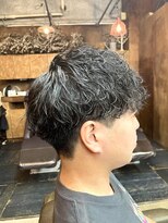 ヘアメイク コモレビ(hairmake komorebi) 【菅原淳之介】ミックスパーマ ×ダークアッシュ