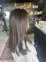 リンダイーロ(Linda Hiro)&nbsp;【札幌円山】セミロング/オリーブベージュ/髪質改善/透明感