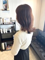 レオ(LEO)&nbsp;レイヤーカット　アプリコットオレンジ