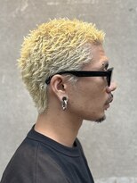 グラッシー(GLASSY)&nbsp;EASYPUNK/スパイキーベリーショート／ブリーチ/イージーパンク