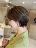 マロンベージュ×大人ショート/20代/30代/40代/50代/外苑前