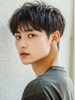 クラン 横浜(Clanc)&nbsp;サーフカール フェザーパーマ スパイキーショートブルーブラック