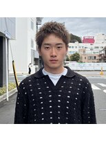 レーニス 宇都宮(Lenis) スパイキーショート×ブリーチカラー