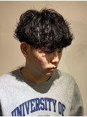 ツイストローフェードスペインカールニュアンスパーマ韓国パーマ