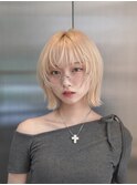 レイヤーボブ/ブロンドベージュ