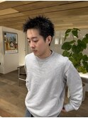 ツイストスパイラルパーマ　スパイキーショート