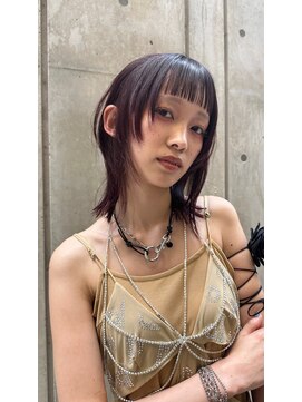 チトセ 徳山本店(CHITOSE) wine red×layer cut