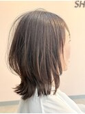 セミロング/ローレイヤー/40代/50代/くびれセミディ