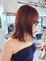 エイス 梅田 中津(Ace)&nbsp;きりっぱなしボブ　ローズピンクカラー