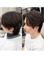 リベル(LIBER)&nbsp;曲がる縮毛矯正/メンズ縮毛矯正/センターパート/毛流れ/八王子