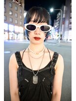 キジ(KIJI) レイヤーボブ/ミニボブ/ブルーカラー/ブルーアッシュ/ハイトーン