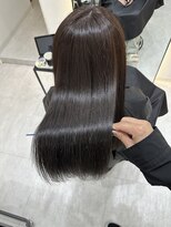 ジーナ 博多筑紫口(Zina)&nbsp;艶髪ダークグレージュ×髪質改善トリートメント！【福田れん】