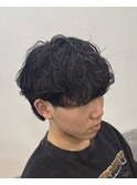 ツイストスパイラルパーマツイストパーマメンズマッシュパーマ