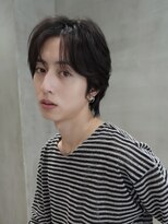 バイフィフス 原宿/表参道(by fifth)&nbsp;原宿フェザーパーマ大人メンズカットセンターパートウルフ30代