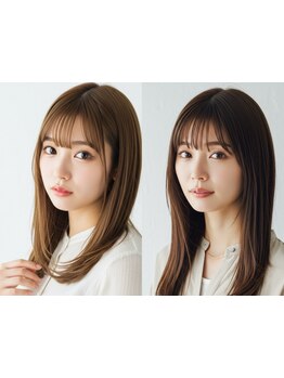 ダメージレスな縮毛矯正で憧れの艶髪へ◎お客様一人ひとりの髪の状態を見極め、最適なメニューをご提案！