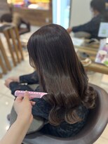 ロハスバイケンジ(LOHAS by KENJE)&nbsp;オージュアトリートメントで艶々のブラウンカラー