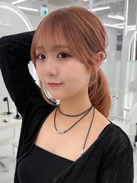 コア プラス 立川(COA PLUS) 韓国風レイヤーカット髪質改善ダブルカラーハッシュカット