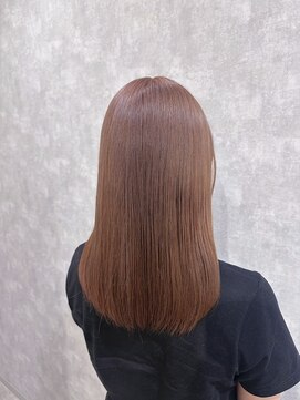 【別府　ランガリ】ピンクベージュ/ダブルカラー