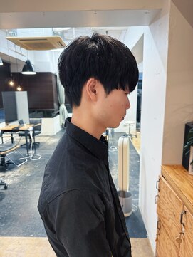 メンズヘア/ナチュラルショート/刈り上げなし