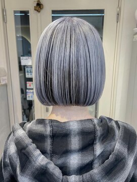 テトラ バイ ネオリーブ 横浜西口店(tetra by neolive) アンブレラカラーボブデザインカラーブリーチ横浜N