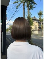 ウェルズグランデ 天理店(Well's GRANDE) 透明感ブラウンの美シルエットボブ