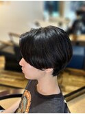 メンズショートボブ
