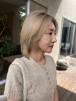 トップヘアーヒルズ 安城(TOP HAIR HILLS)&nbsp;外国人風レイヤー髪型20代30代40代前髪あり前髪無し面長丸顔